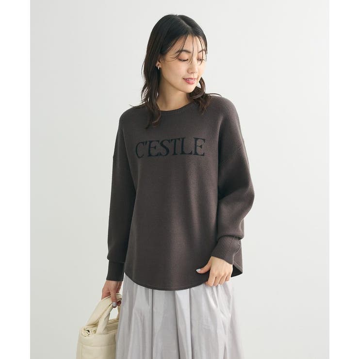 チャコールグレー | もちやわロゴニットプルオーバー | Green Parks 