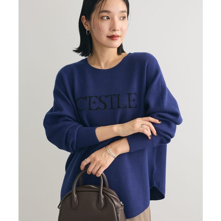 ブルー | もちやわロゴニットプルオーバー | Green Parks 