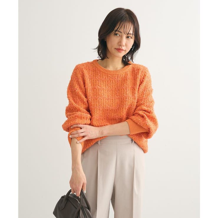 Loungedressテープヤーンハンドニットプルオーバー LOUNGEDRESS（ラウンジドレス）の「テープヤーンハンドニットプル