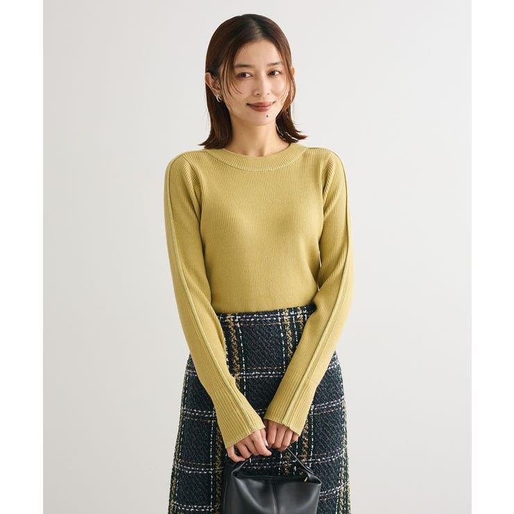 ラメライン入りリブニットプルオーバー | Green Parks  | 詳細画像22 