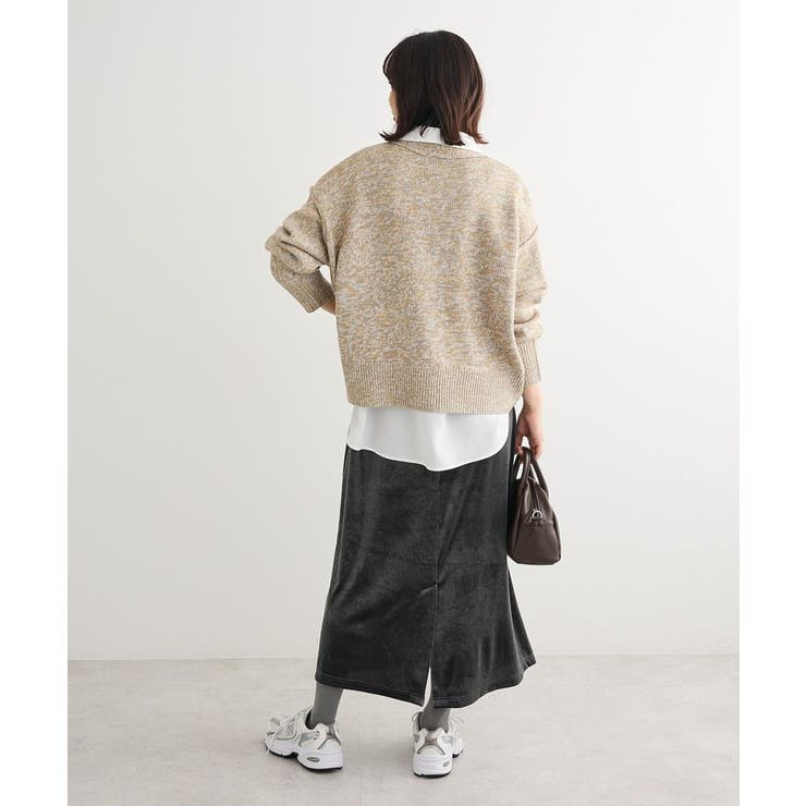 MIXニットカーディガン | Green Parks  | 詳細画像4 