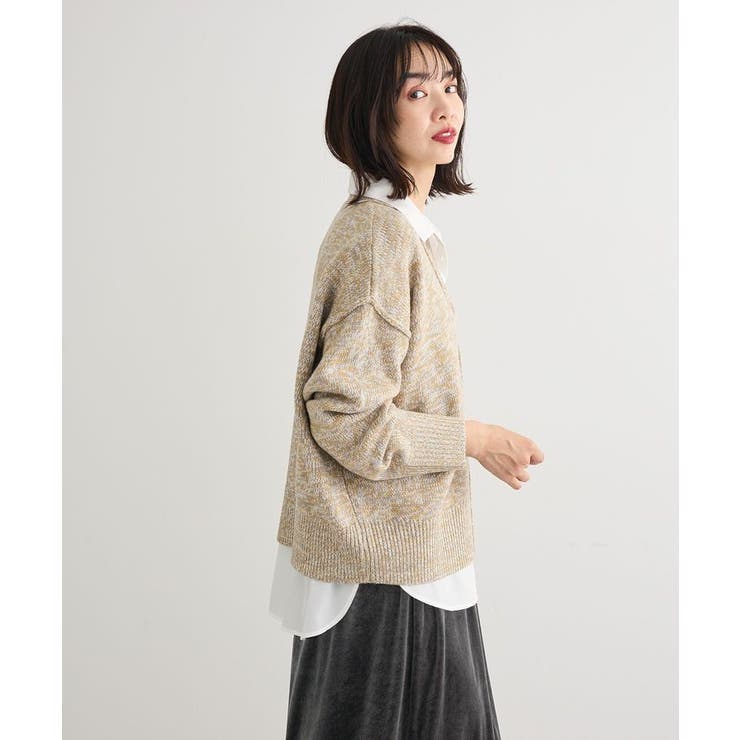 MIXニットカーディガン | Green Parks  | 詳細画像7 