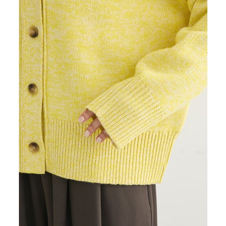 MIXニットカーディガン | Green Parks  | 詳細画像26 