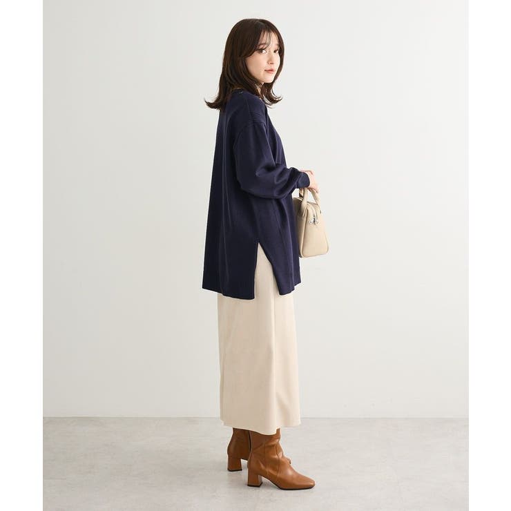 もちやわサイドリブニットチュニック | Green Parks  | 詳細画像3 