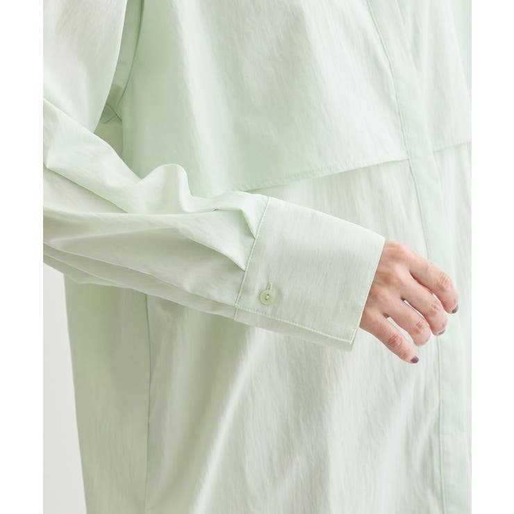 イージーケア比翼フライヨークチュニック | Green Parks  | 詳細画像10 