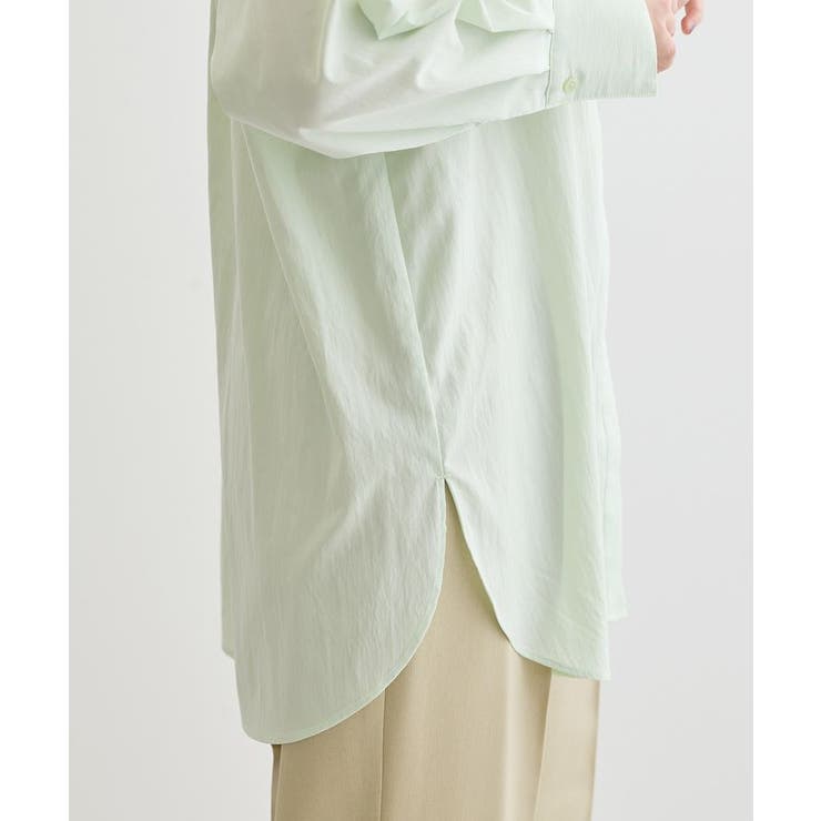 イージーケア比翼フライヨークチュニック | Green Parks  | 詳細画像11 