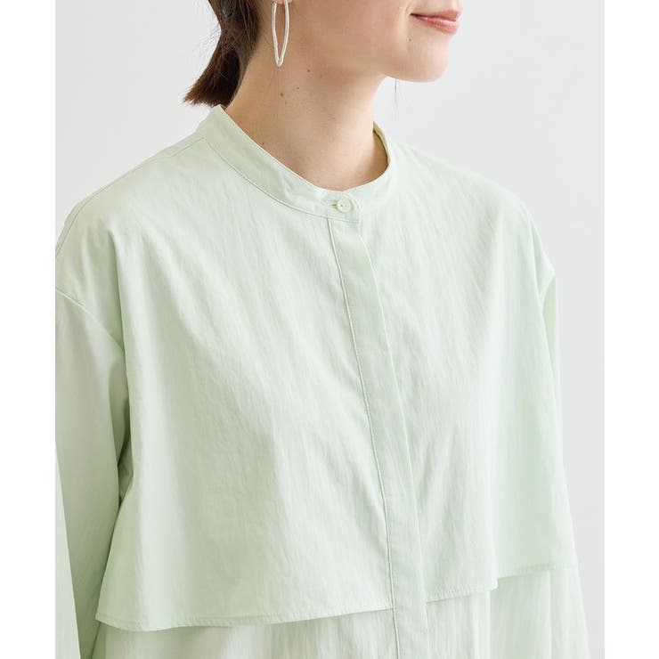 イージーケア比翼フライヨークチュニック | Green Parks  | 詳細画像8 