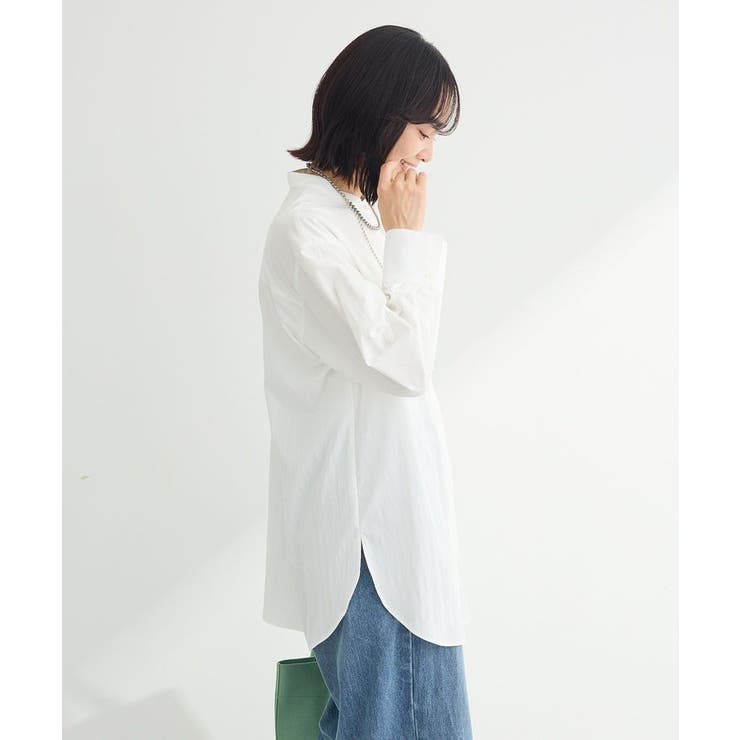 イージーケア比翼フライヨークチュニック | Green Parks  | 詳細画像19 