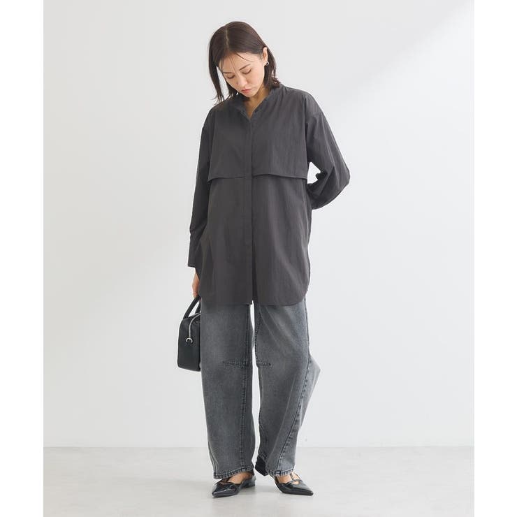 イージーケア比翼フライヨークチュニック | Green Parks  | 詳細画像23 