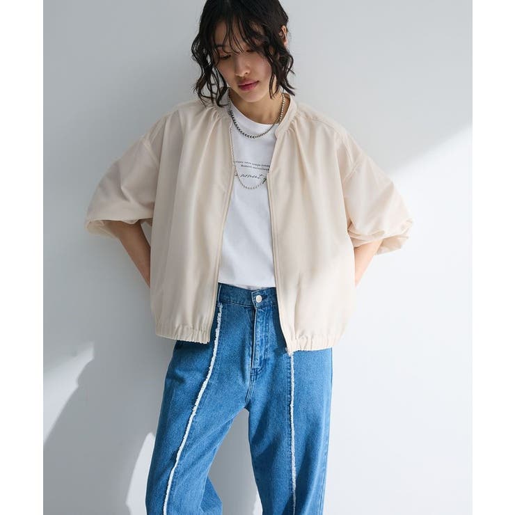 エクリュ | イージーケア シャツブルゾン | Green Parks 