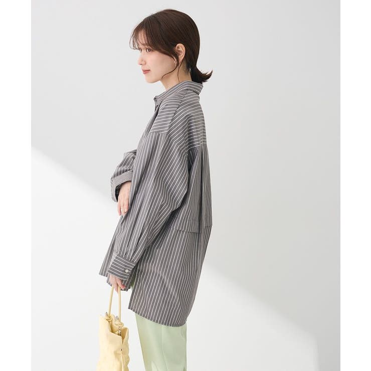 ラメストライプタックシャツチュニック | Green Parks  | 詳細画像22 