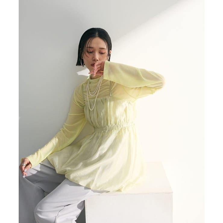 アイボリー | バルーンキャミビスチェ | Green Parks 