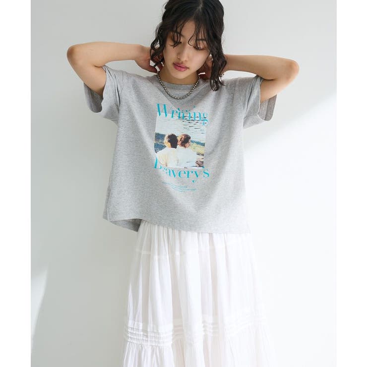 杢グレー | フォトプリントボックスTシャツ | Green Parks 