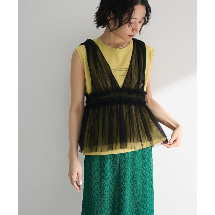 ノースリーブ筆記体ロゴプルオーバー | Green Parks  | 詳細画像13 