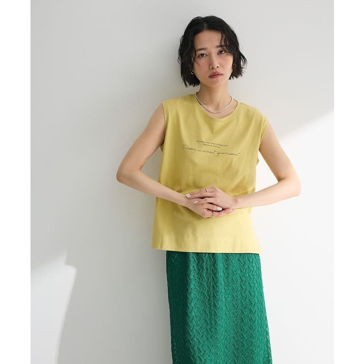 ノースリーブ筆記体ロゴプルオーバー | Green Parks  | 詳細画像14 