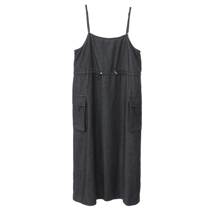 カーゴポケットデニムキャミワンピース | Green Parks  | 詳細画像26 