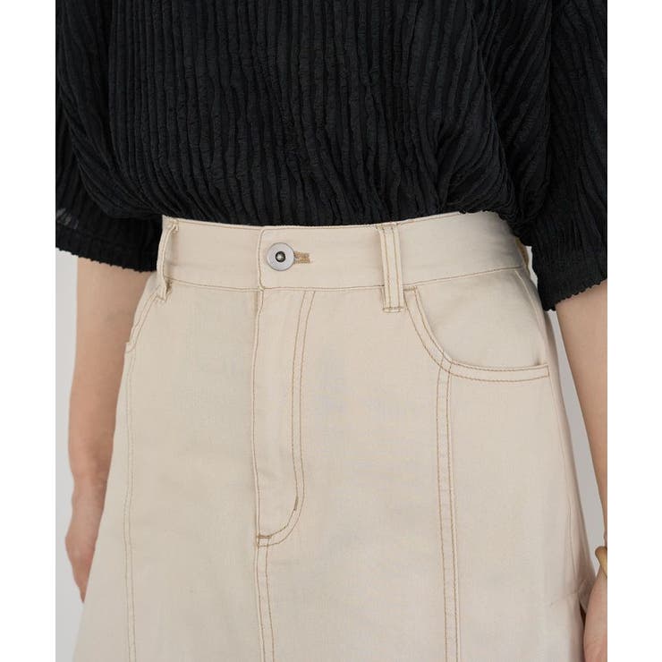 ライトデニムサイドタックスカート | Green Parks  | 詳細画像4 