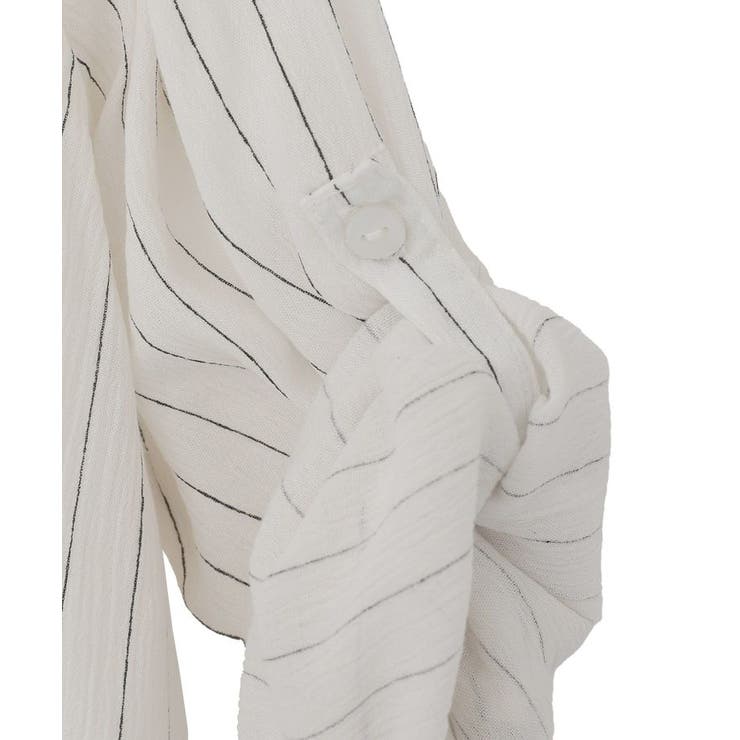 ターンバック長袖レーヨンチュニック | Green Parks  | 詳細画像33 