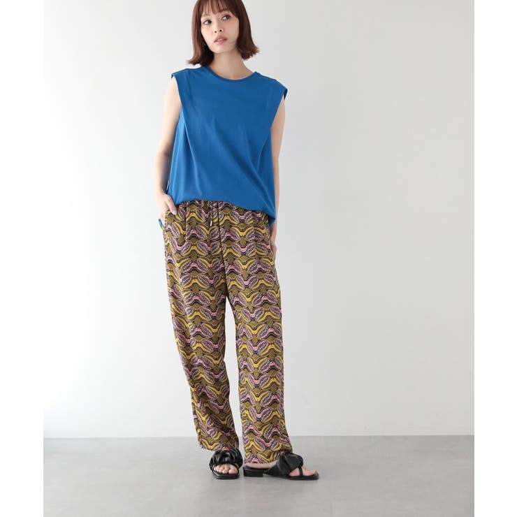 配色ステッチノースリーブチュニック | Green Parks  | 詳細画像18 