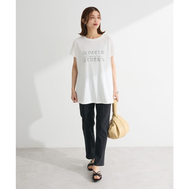 フレンチスリーブ筆記体ロゴチュニック | Green Parks  | 詳細画像10 