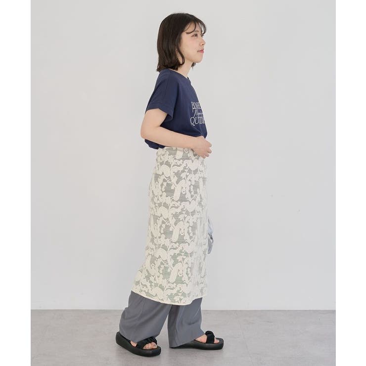 フレンチスリーブ筆記体ロゴチュニック | Green Parks  | 詳細画像24 