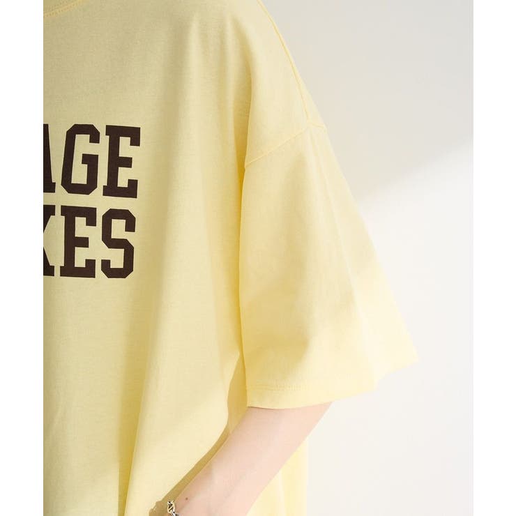 カレッジロゴ刺繍5分袖チュニック | Green Parks  | 詳細画像10 