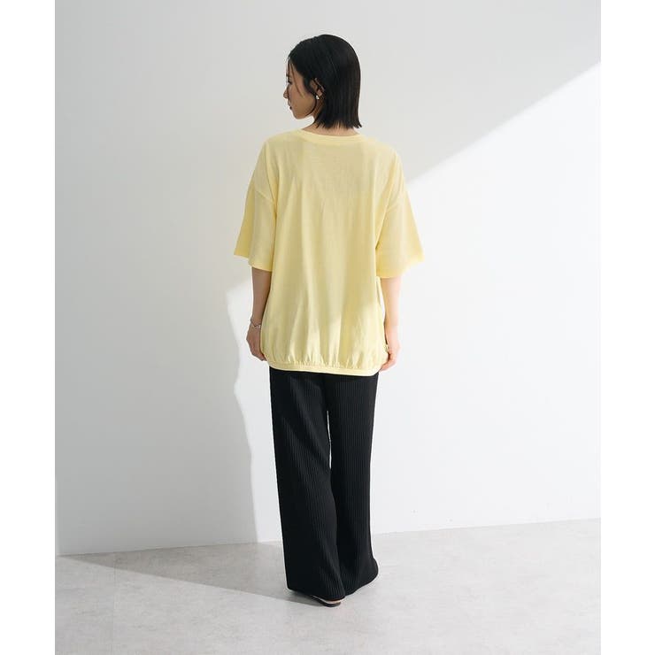 カレッジロゴ刺繍5分袖チュニック | Green Parks  | 詳細画像4 