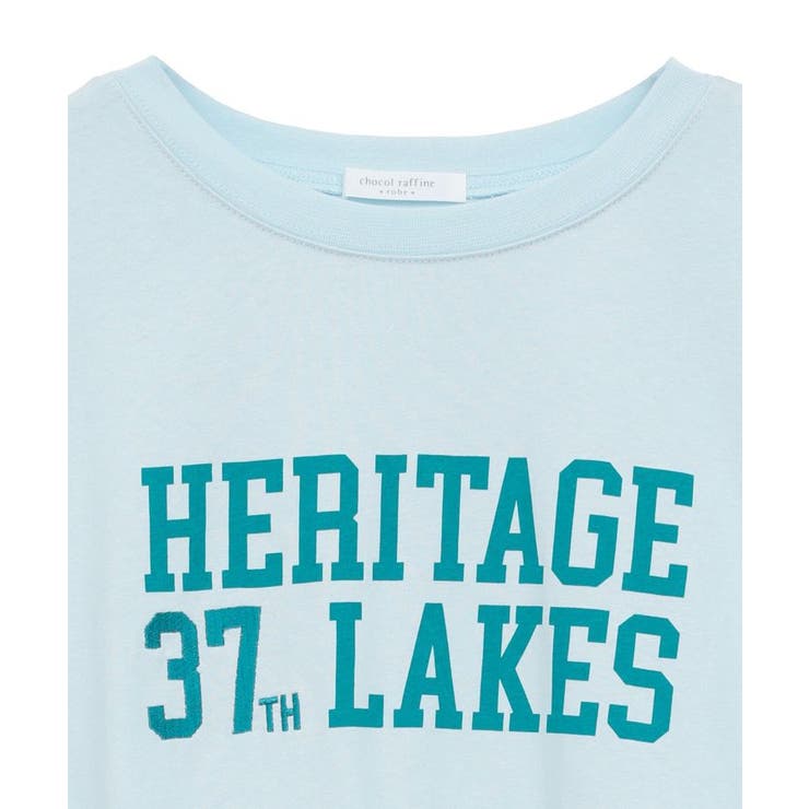 カレッジロゴ刺繍5分袖チュニック | Green Parks  | 詳細画像24 