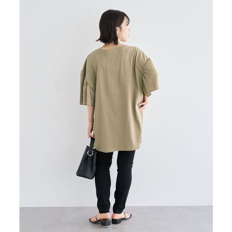 袖サテンドッキングチュニック | Green Parks  | 詳細画像17 