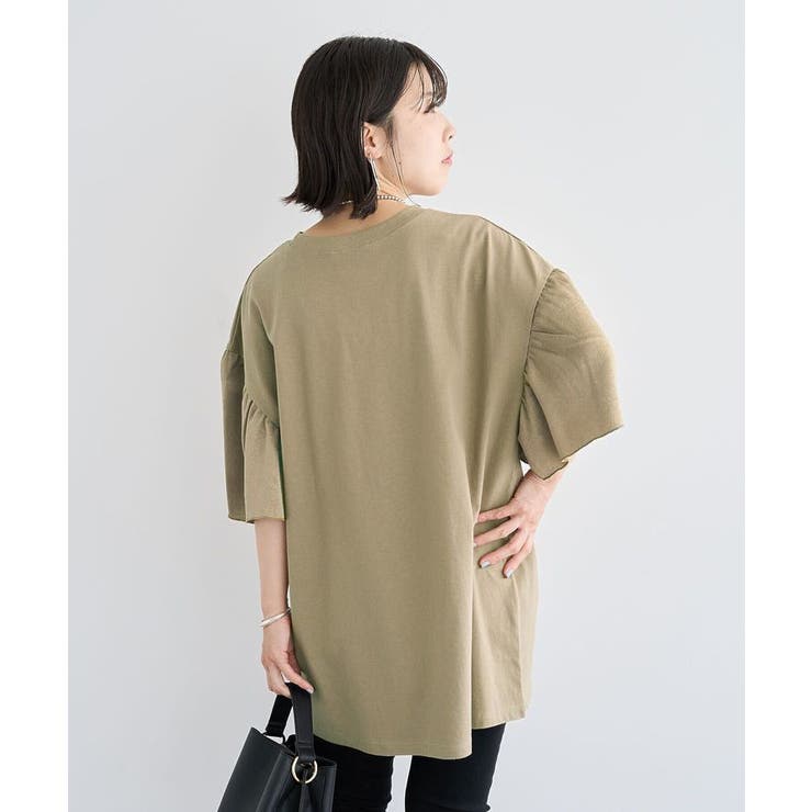 袖サテンドッキングチュニック | Green Parks  | 詳細画像20 