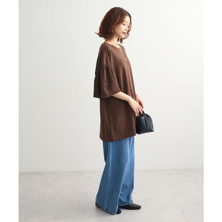 袖サテンドッキングチュニック | Green Parks  | 詳細画像3 