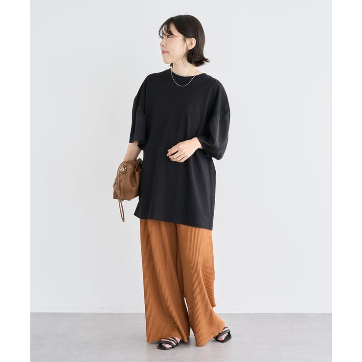 袖サテンドッキングチュニック | Green Parks  | 詳細画像8 