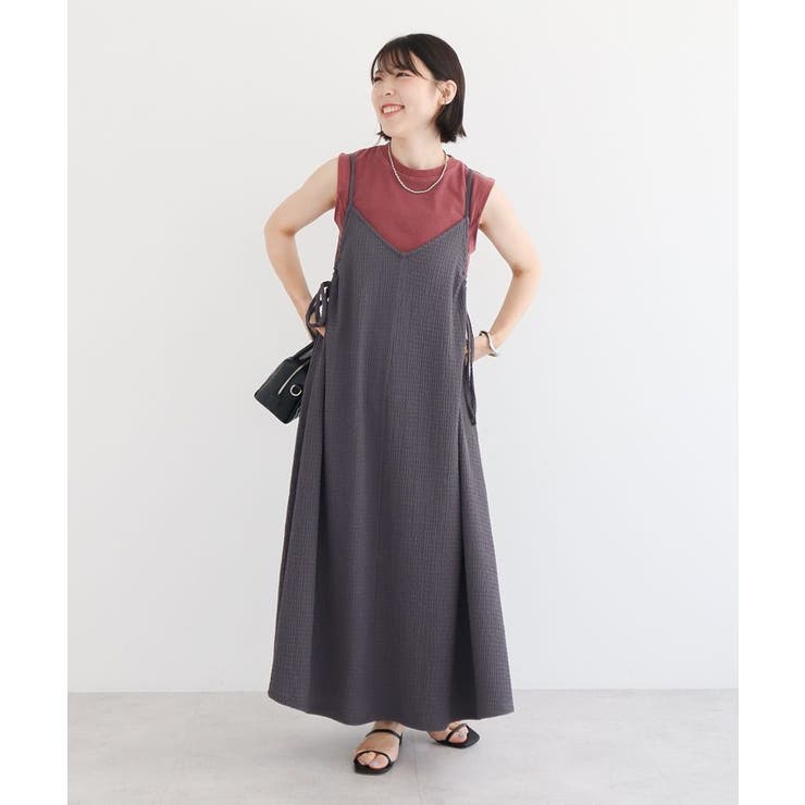 表面感脇リボンキャミワンピース | Green Parks  | 詳細画像20 