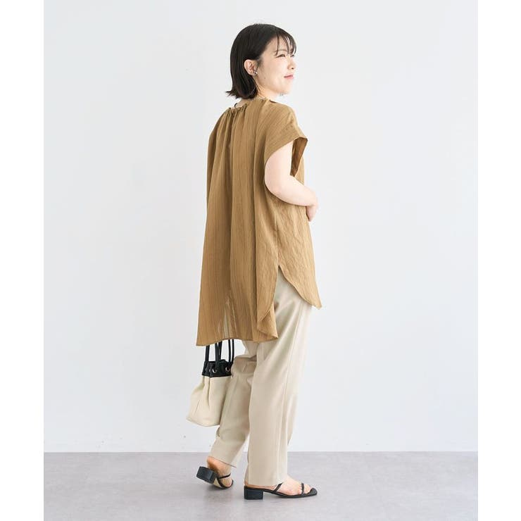 ドロストネックフレンチスリーブブラウス | Green Parks  | 詳細画像23 