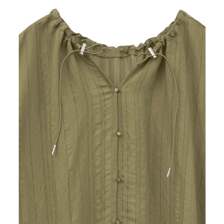 ドロストネックフレンチスリーブブラウス | Green Parks  | 詳細画像42 