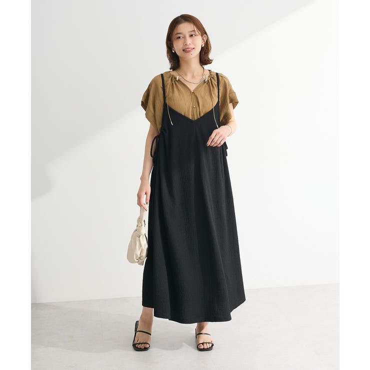 ドロストネックフレンチスリーブブラウス | Green Parks  | 詳細画像8 