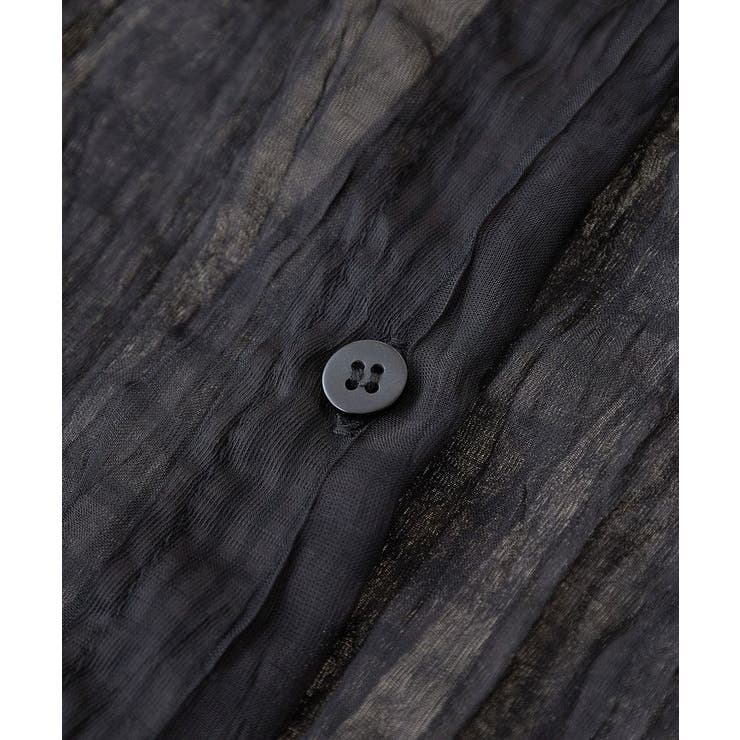 シアーワッシャーロングスリーブシャツ | Green Parks  | 詳細画像30 