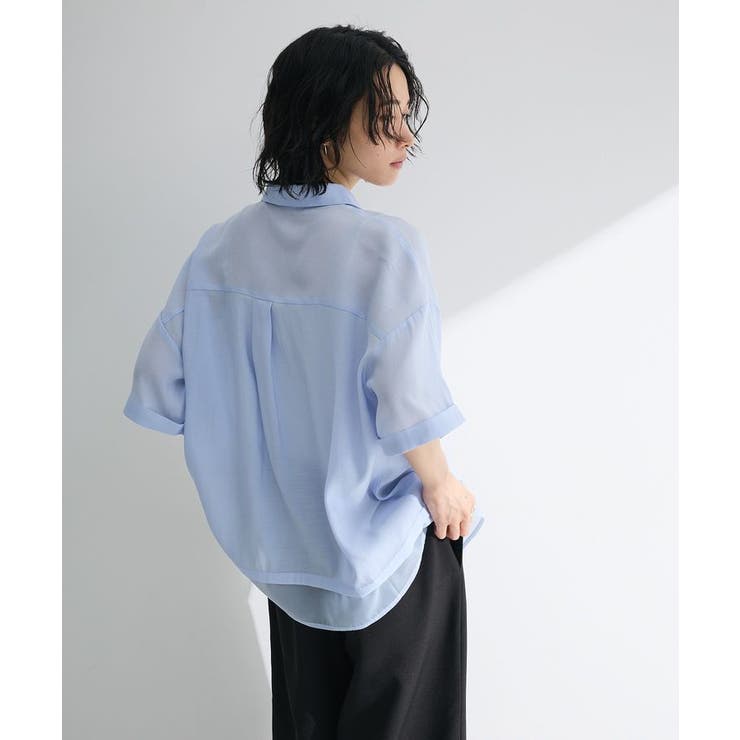 裾レイヤードショートスリーブシャツⅡ | Green Parks  | 詳細画像18 