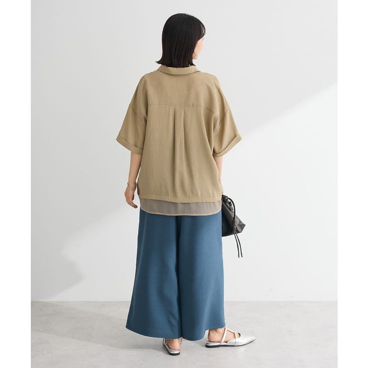 裾レイヤードショートスリーブシャツⅡ | Green Parks  | 詳細画像21 