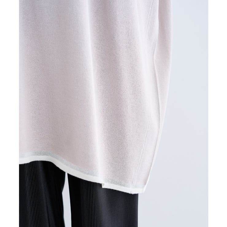 接触冷感ゆったりニットチュニック | Green Parks  | 詳細画像18 