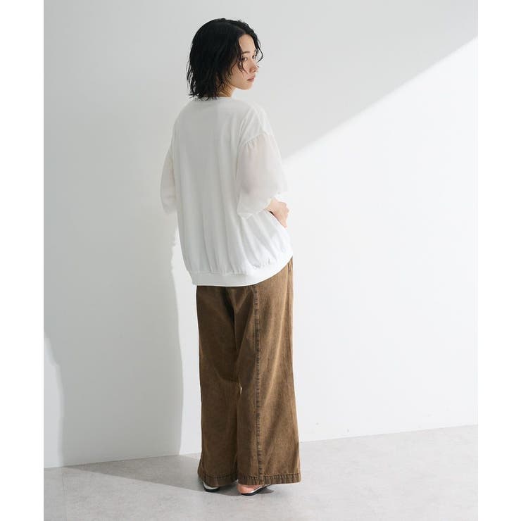 袖バルーンドッキングプルオーバー | Green Parks  | 詳細画像4 