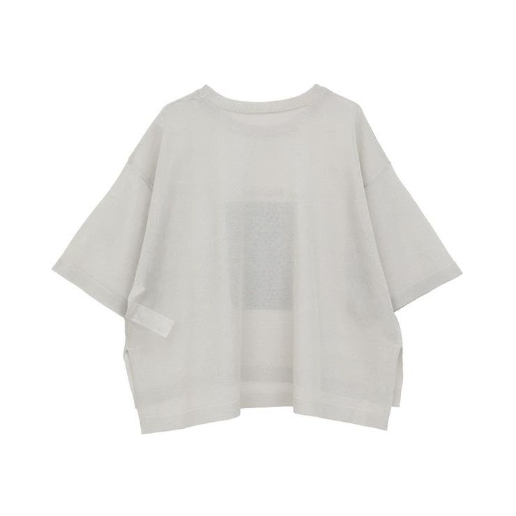 アソートロゴ半袖シアーニットプルオーバー | Green Parks  | 詳細画像23 