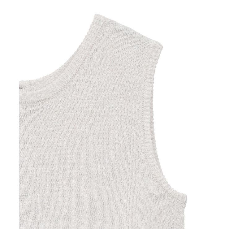 前後2way ミックスカラーノースリーブニット | Green Parks  | 詳細画像26 