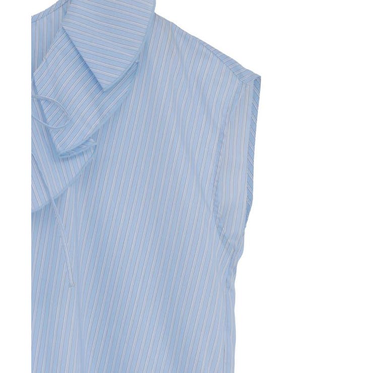 ノースリーブストライプフリルブラウス | Green Parks  | 詳細画像13 