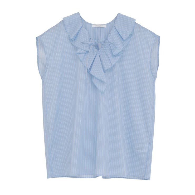 ノースリーブストライプフリルブラウス | Green Parks  | 詳細画像19 