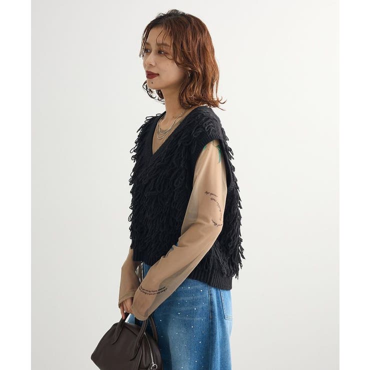 ループニットベスト | Green Parks  | 詳細画像6 