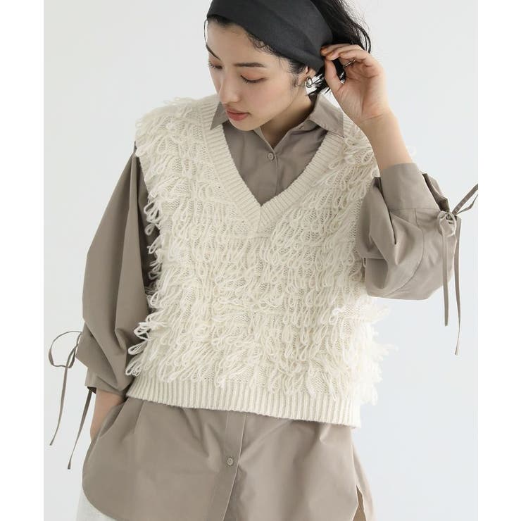 ループニットベスト | Green Parks  | 詳細画像14 