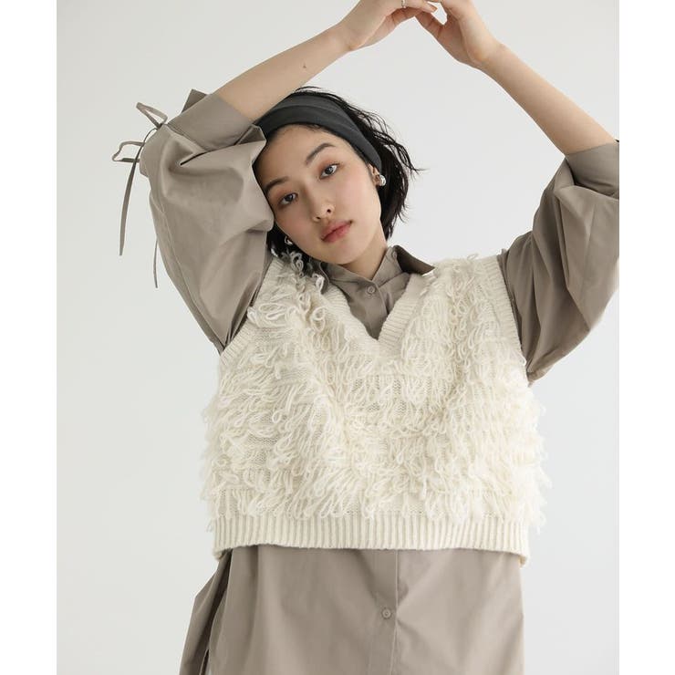 ループニットベスト | Green Parks  | 詳細画像15 