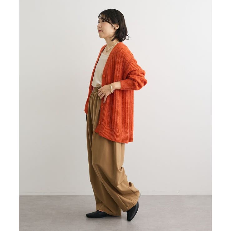 シアーニットVネックカーディガン | Green Parks  | 詳細画像36 