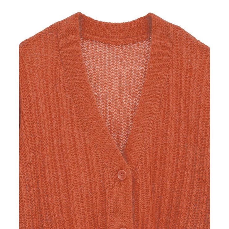 シアーニットVネックカーディガン | Green Parks  | 詳細画像46 